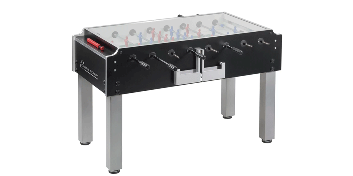 Garlando Class Foosball Table with Glass Top