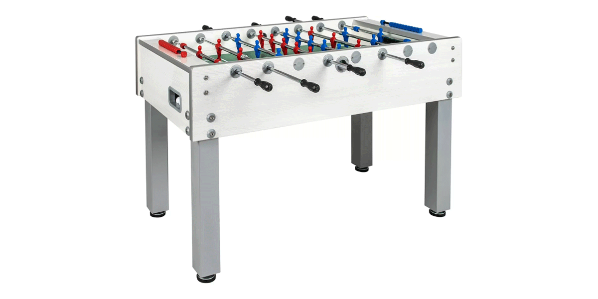 Garlando G-500 White Weatherproof Foosball Table