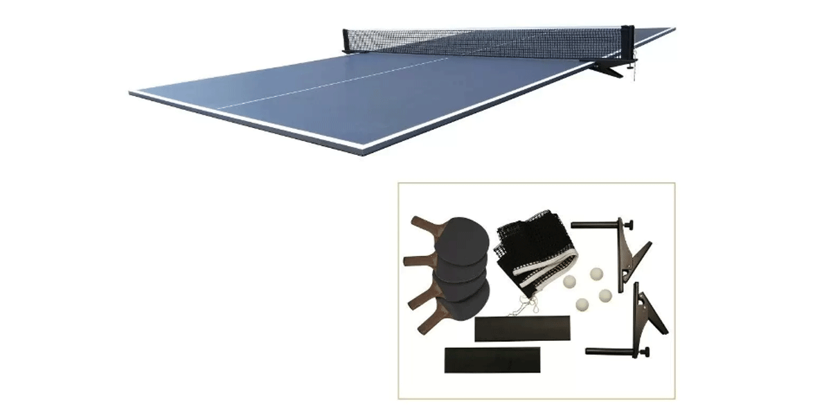 HB Home Blue Tennis Table with Accessories