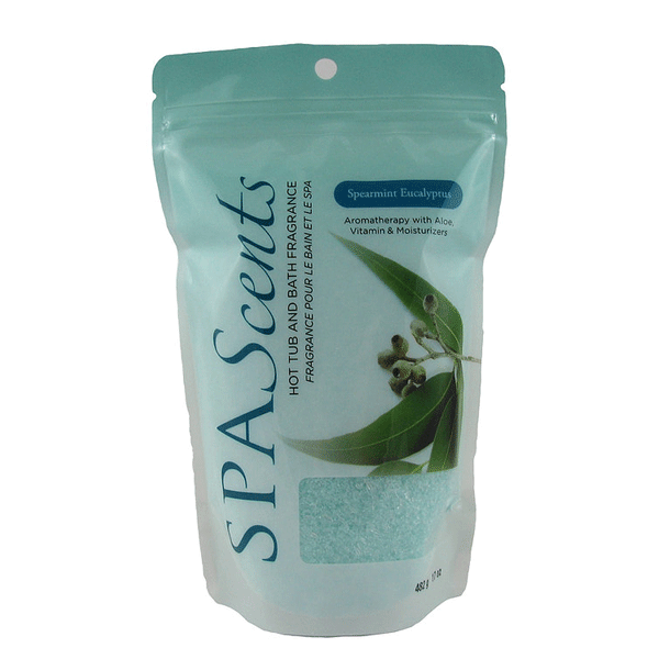 SpaScents 482g Crystal Pouch Spearmint Eucalyptus