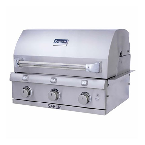 Premium 3-Burner Built-In Gas Grill