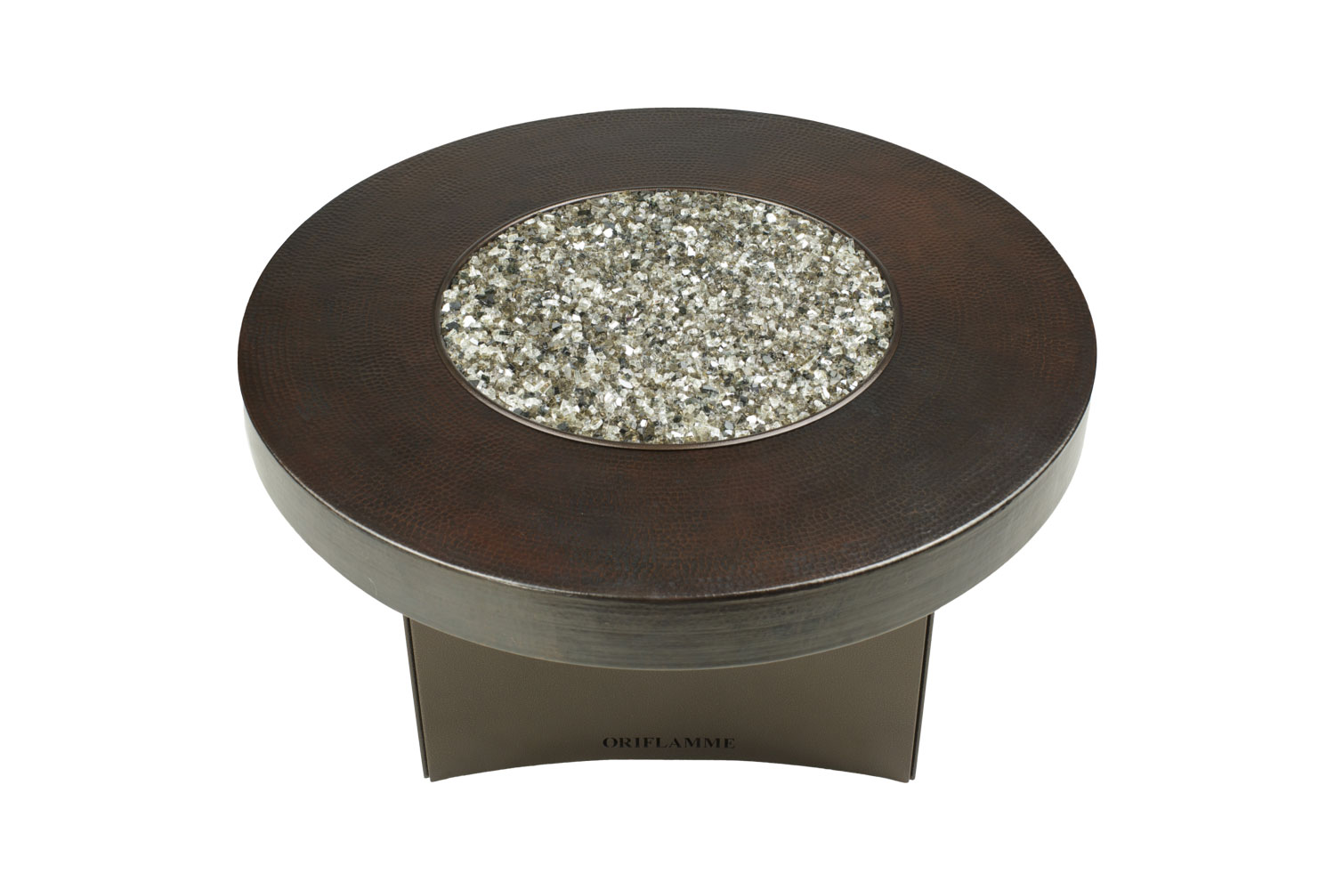 Hammered Copper Round