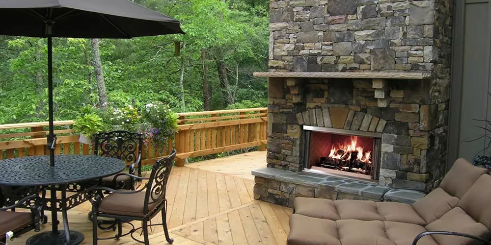 Montana Wood Fireplace