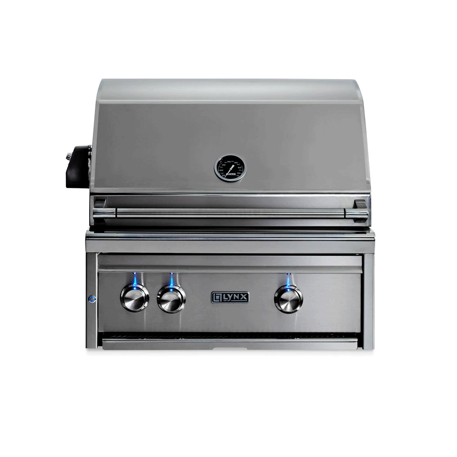 27 Inch Professional Built-in Grill With 1 Trident Infrared Burner and 1 Ceramic Burner and Rotisserie (L27TR)