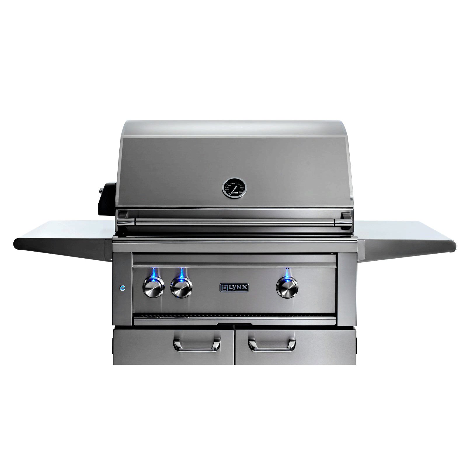 30 Inch Professional Freestanding Grill With All Trident Infrared Burners and Rotisserie (L30ATRF)