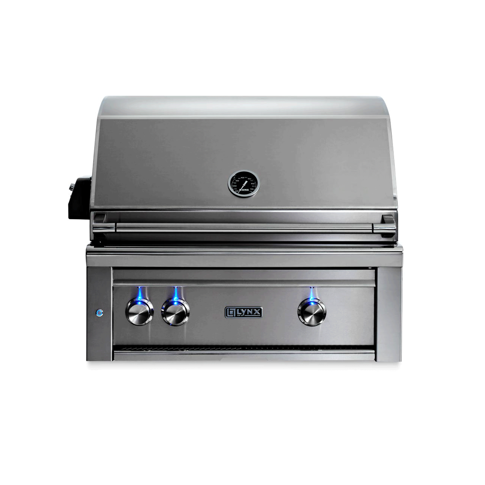30 Inch Professional Built-in Grill With 1 Trident Infrared Burner and 1 Ceramic Burner and Rotisserie (L30TR)