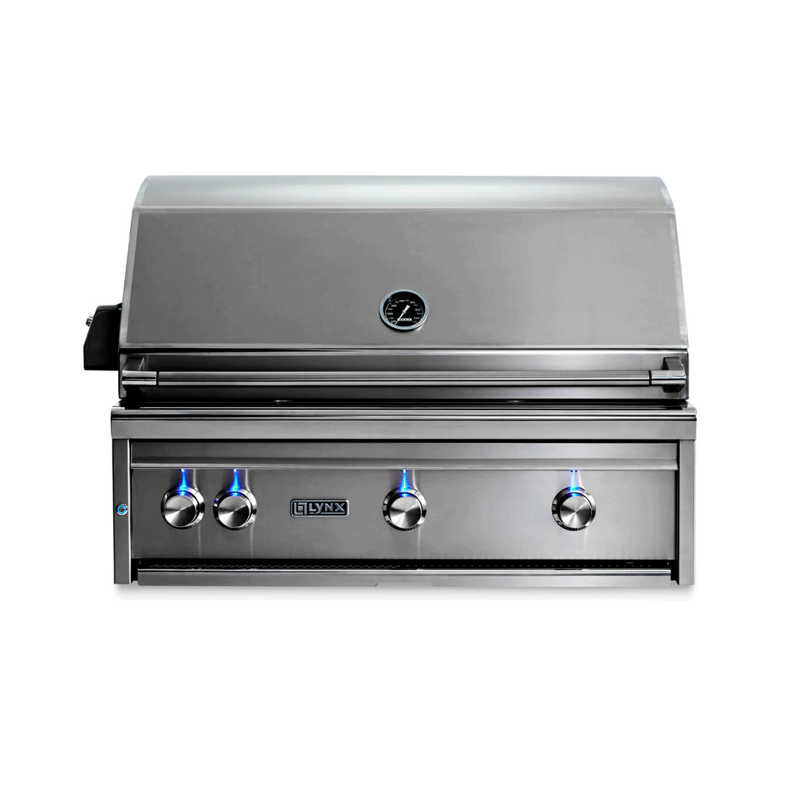 36 Inch Professional Built-in Grill With 1 Trident Infrared Burner and 2 Ceramic Burners and Rotisserie (L36TR)