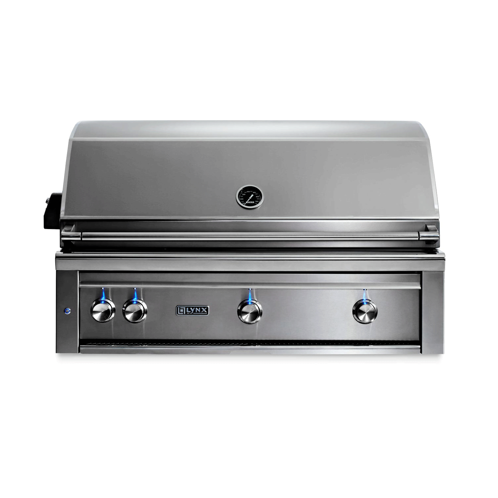 42 Inch Professional Built In Grill With All Ceramic Burners and Rotisserie (L42R-3)