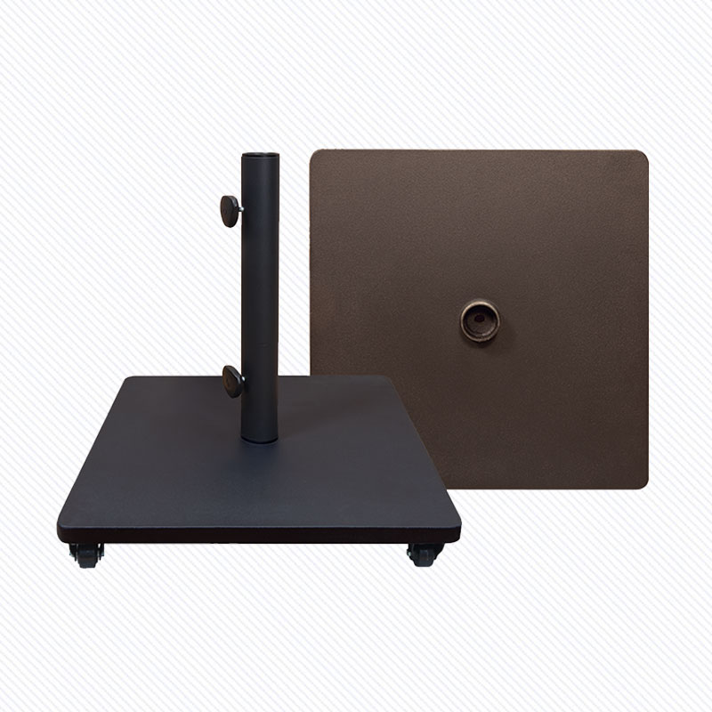 Steel Base Square With Casters