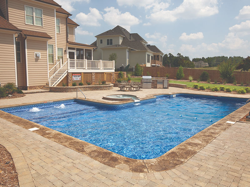 2ft Radius Rectangle Pool Design