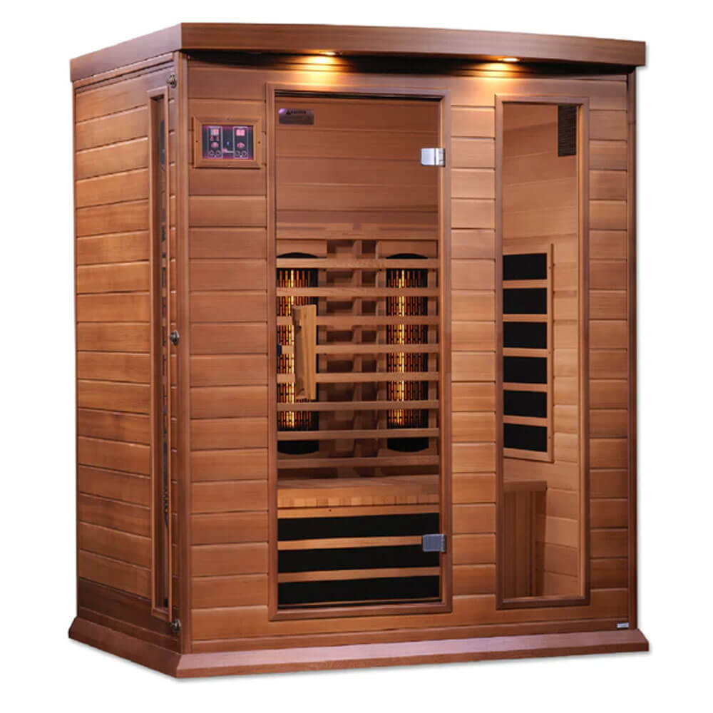 2021 Maxxus 3 Person Full Spectrum Infrared Sauna - Canadian Red Cedar